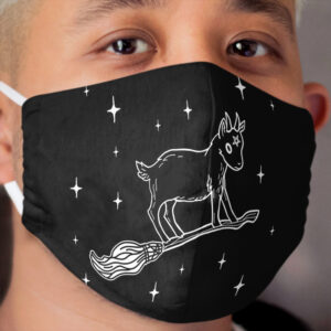 Learning to Ride - Baby Goat Cloth Face Mask