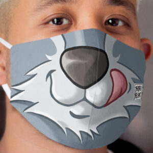 LEATHER WOLF - BEARZOO SERIES Cloth Face Mask