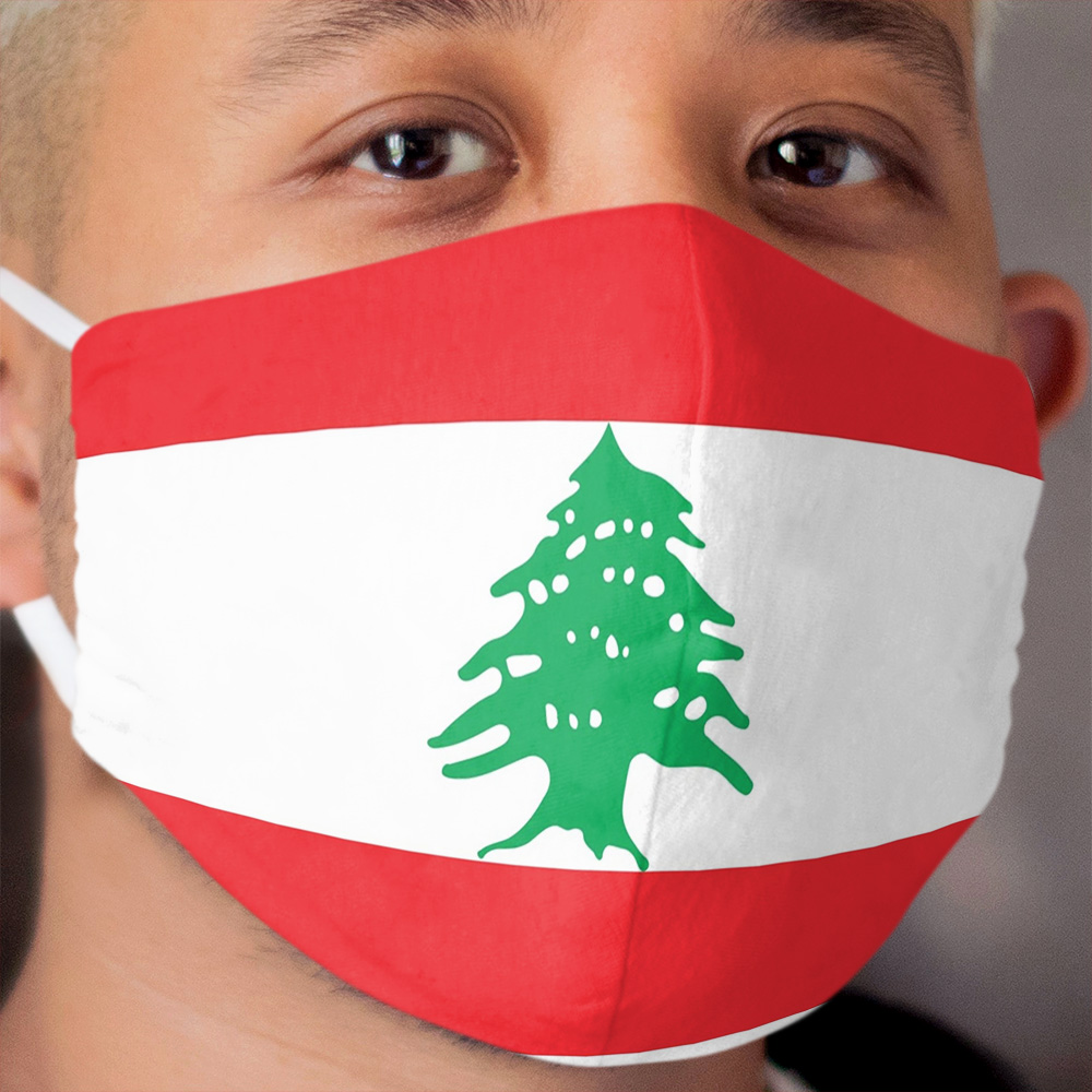 Lebanon Lebanese flag flag Beirut Cloth Face Mask