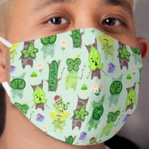 Legend of Zelda Breath of the Wild Korok Pattern Cloth Face Mask