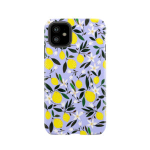 Lemons Blue Tough Phone Case