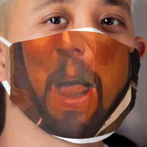 Leonardo DiCaprio Laughing Meme Cloth Face Mask