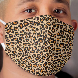 Leopard Spotty Print Cloth Face Mask