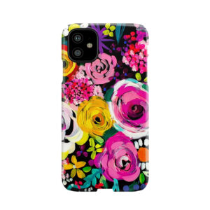 Les Fleurs Vibrant Floral Painting Print Phone Case