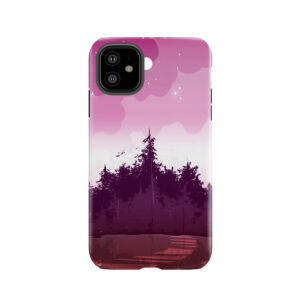 Lesbian Pride Forest Tough Phone Case