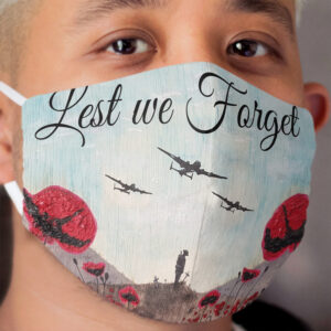 Lest we Forget Cloth Face Mask