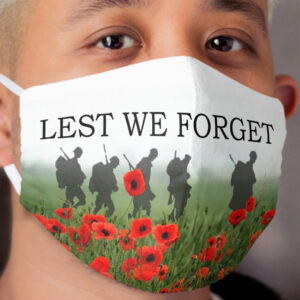 Lest We Forget Cloth Face Masks Cloth Face Mask
