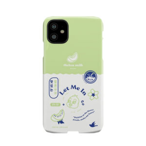 Let Me In Melon Milk Carton Concept Phone Phone Case