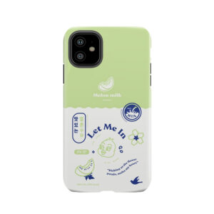 Let Me In Melon Milk Carton Concept Phone Tough Phone Case