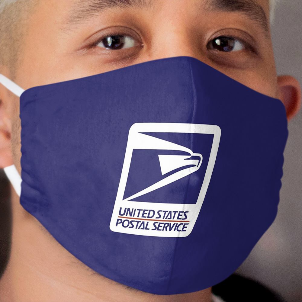 Letter Carrier Postal Navy Blue Cloth Face Mask