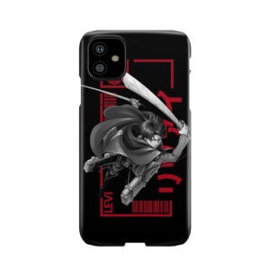 Levi Ackerman - Attack On Titan - Typography 3 Phone Case