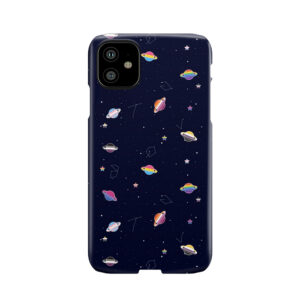 Lgbtq Pride Planets & Stars In Space Pattern Phone Case