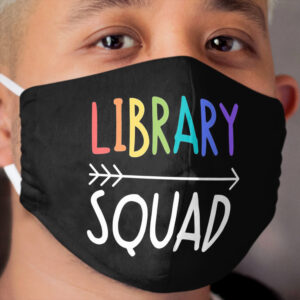 Library Squad Cloth Face Mask