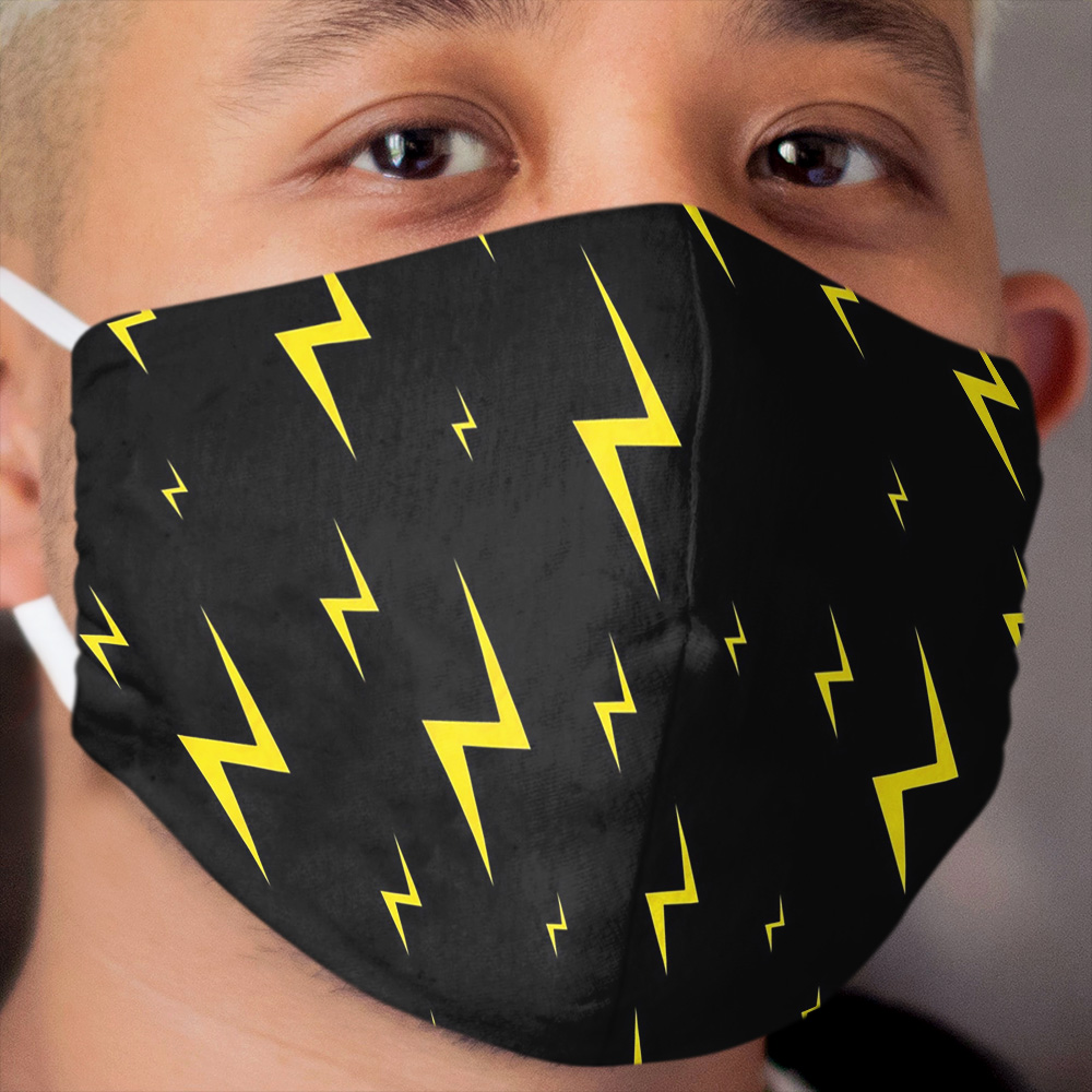 Lightning Bolt Scar Cloth Face Mask