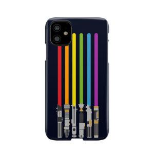 Lightsaber Rainbow Phone Case