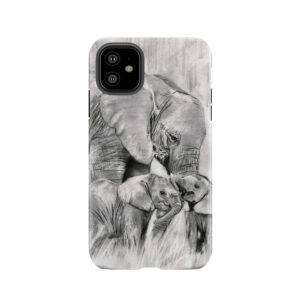 Lil Elephants...Pencil Tough Phone Case