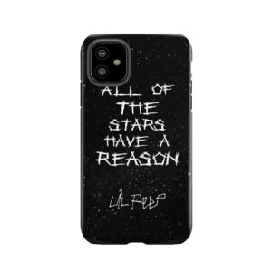 Lil Peep Star Shopping Lyrics Starry Background Tough Phone Case