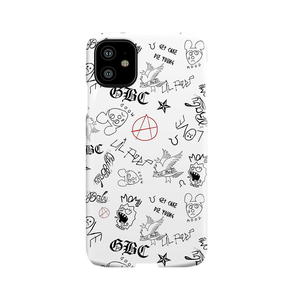 Lil Peep Tattoos Wallpaper Phone Case