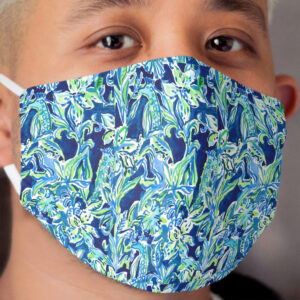 lilly pulitzer print Cloth Face Mask
