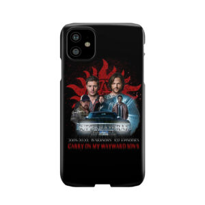Limited Edition Supernatural Family Dont End With Blood 4R Signed Phone Case