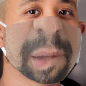 Lin Manuel Miranda Lip Bite Cloth Face Mask