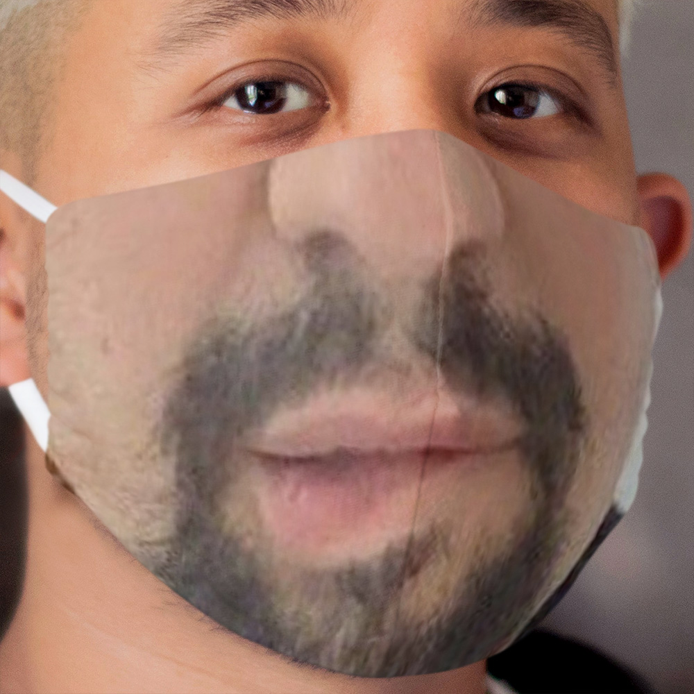 Lin Manuel Miranda Lip Bite Cloth Face Mask