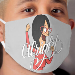 Linda Belcher Alright Cloth Face Mask