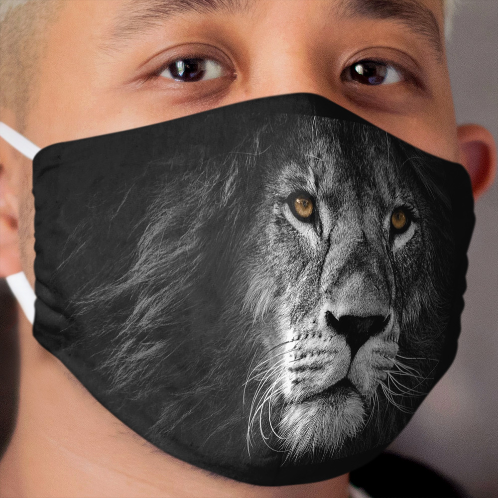 Lion Face Maks Cloth Face Mask