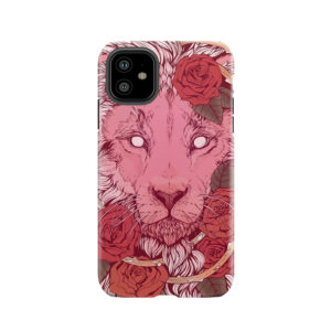 Lion Of Roses Tough Phone Case