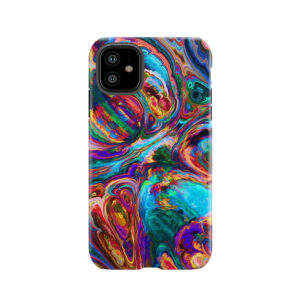 Liquid Abstract Flowing Swimming Intense Colors Tough Phone Case
