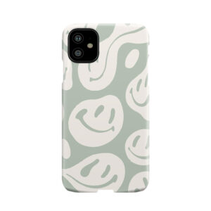 Liquid Smiley Sage Green Phone Case