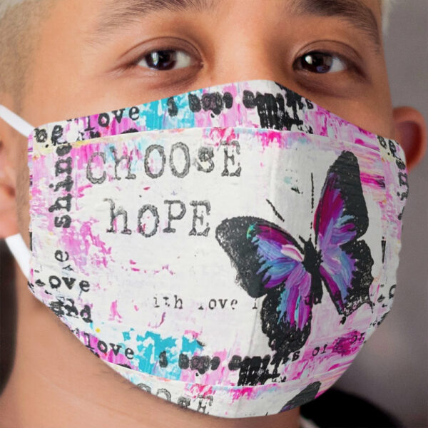 Lisa Marie Choose Hope Cloth Face Mask
