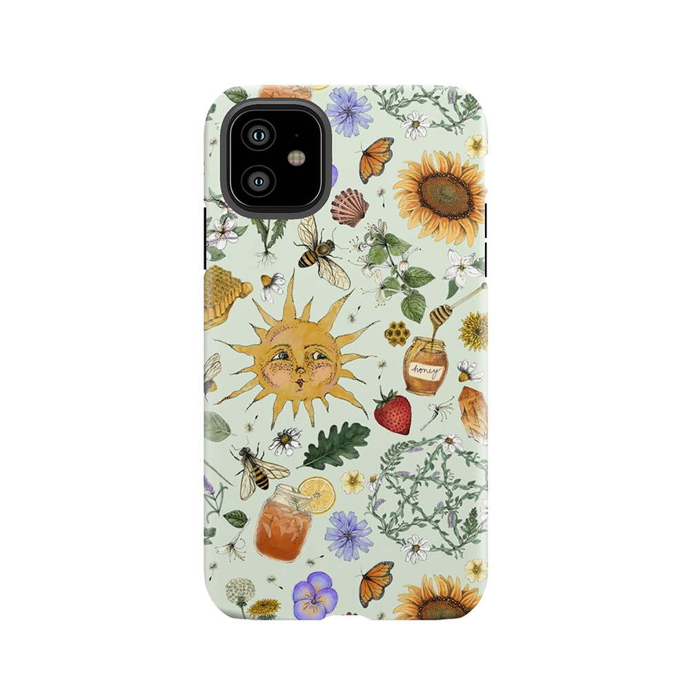 Litha Pattern- Green Tough Phone Case