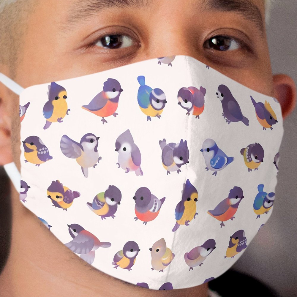 Little bird (Paridae) Cloth Face Mask