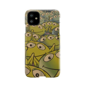 Little Green Men Friendly 3 Eyed Aliens Phone Case