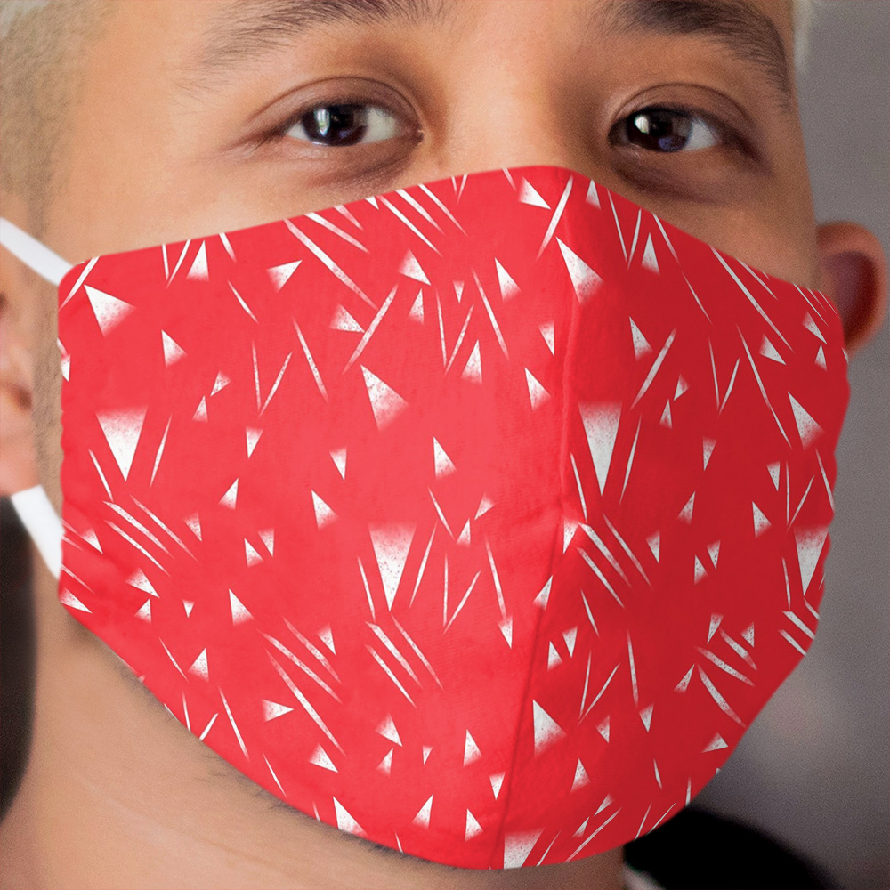 Liverpool 89/90 Retro Candy Pattern Cloth Face Mask