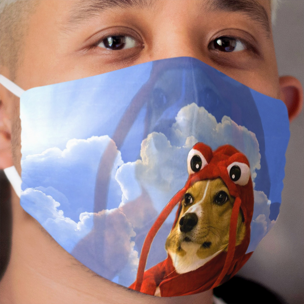 Lobster Corgi, Doggo #1 Cloth Face Mask