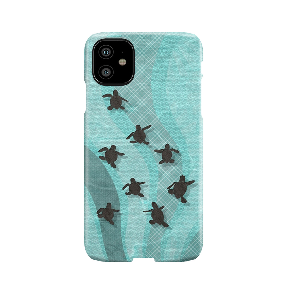 Loggerhead Sea Turtle Hatchlings Phone Case