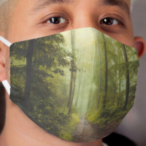 Long Forest Walk Cloth Face Mask