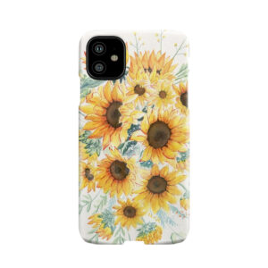 Loose Watercolor Sunflowers Phone Case