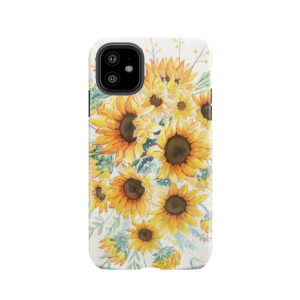 Loose Watercolor Sunflowers Tough Phone Case