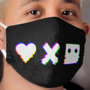 Love Death and Robots Glitch Effect Cloth Face Mask