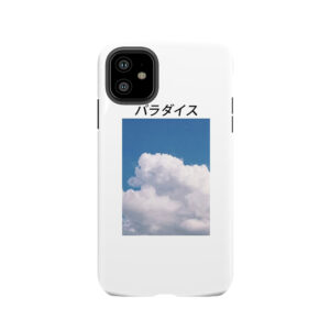 Low Quality Clouds - Paradise Tough Phone Case