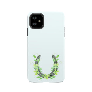 Lucky Horseshoe And Clover Tough Phone Case