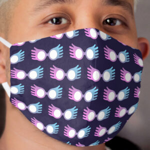 Luna Lovegood Glasses Pattern Cloth Face Mask