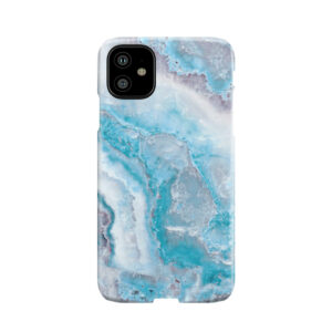 Luxury Mermaid Blue Agate Marble Geode Gem Phone Case