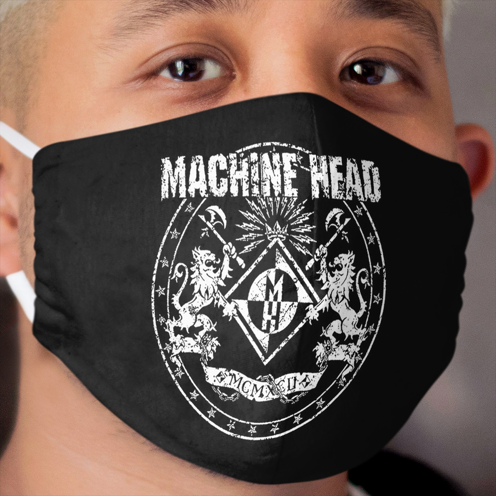machine head logo 04 Groove metal, Thrash metal, Heavy metal, Nu metal 99name Cloth Face Mask