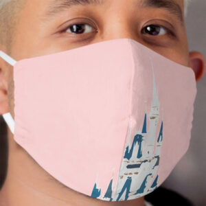 Magic Castle Millennial Pink Cloth Face Mask