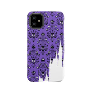 Magic Castle Silhouette Haunted Mansion Wallpaper Tough Phone Case