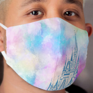 Magic Castle Watercolor III Cloth Face Mask
